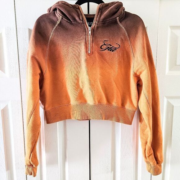 I.AM.GIA Ombre Pullover Cropped Hoodie Women's XS - Picture 1 of 4